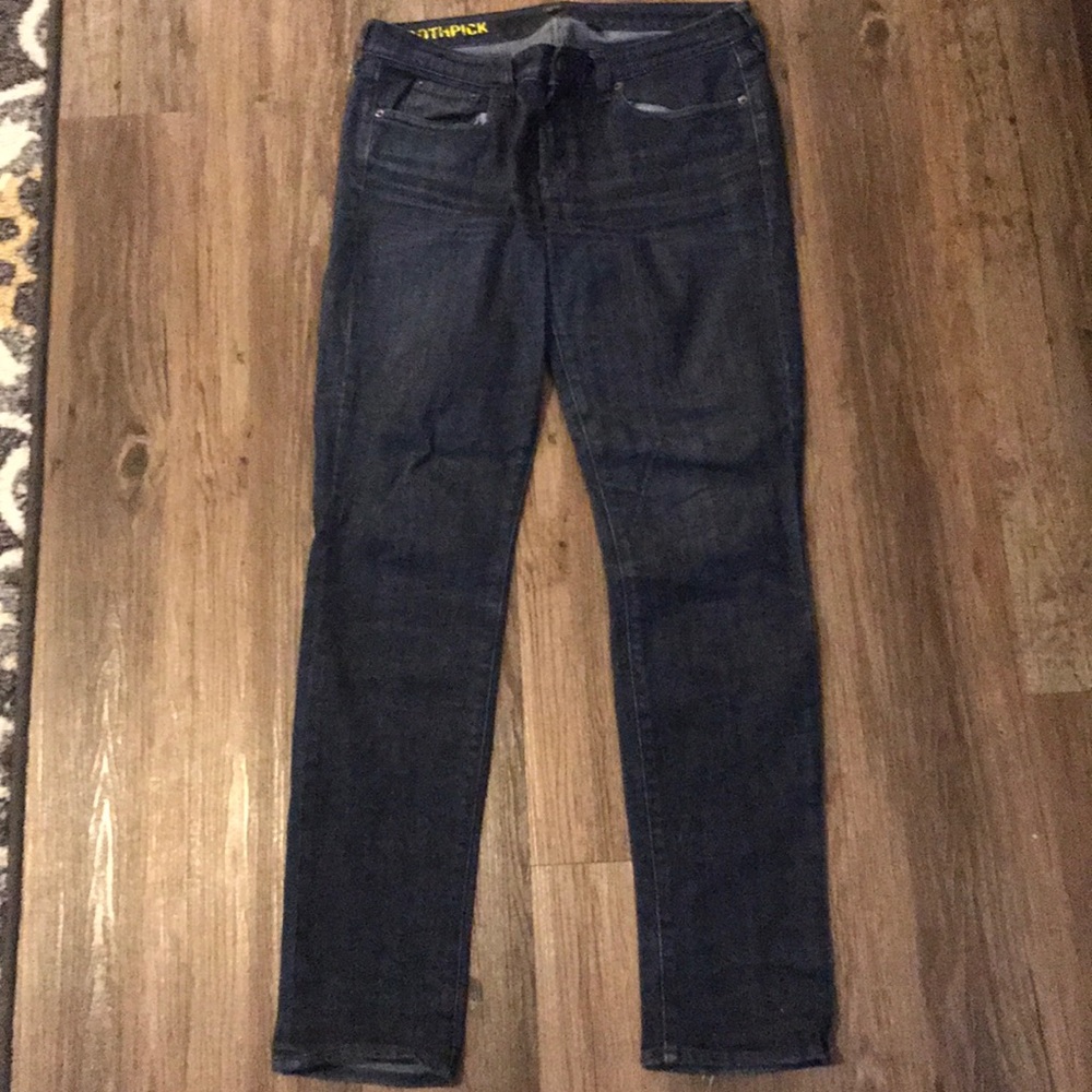J Crew Toothpick dark wash size 30 - Picture 2 of 5